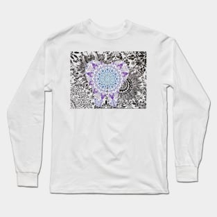 tooth mandala Long Sleeve T-Shirt